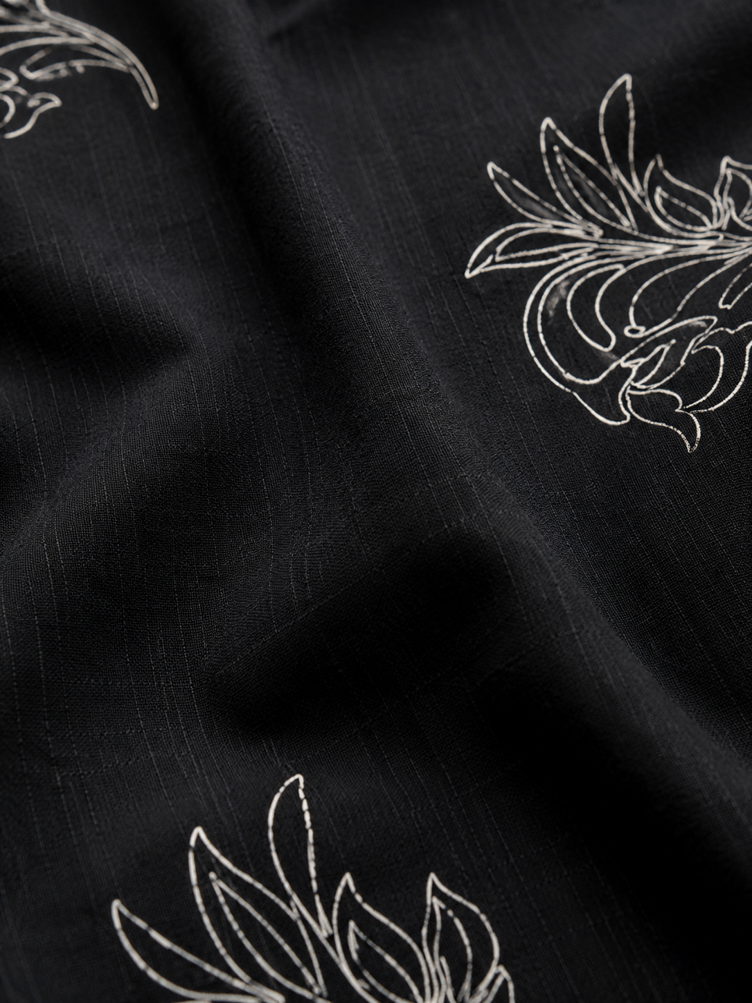 Vibe Craft Premium Botanical Embroidery Casual Shirt for Men