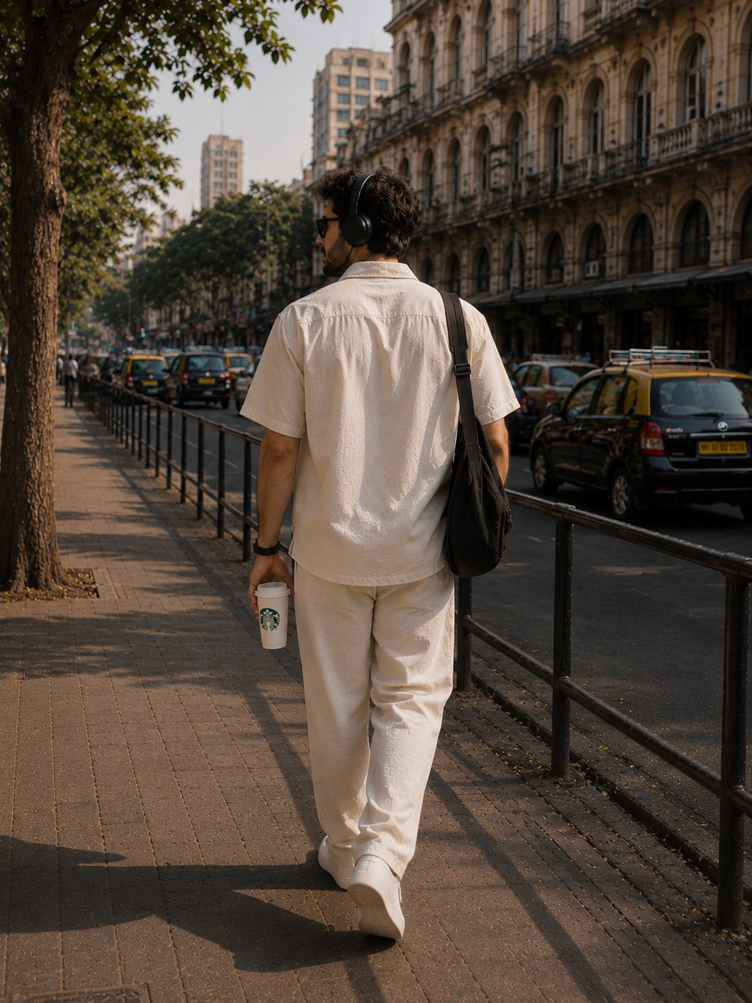 Off-White Tropical Embroidered Cuban Shirt